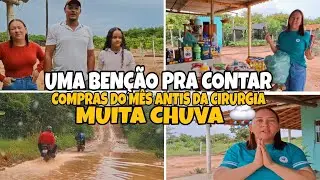UMA BENÇÃO PRA CONTAR ‼️ COMPRAS DO MÊS 🙏 PREPARATIVOS PRA CIRURGIA DEUS CUIDA DOS MÍNIMOS DETALHES 