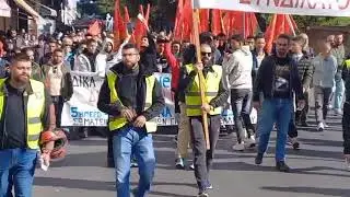 Highlights from the Construction workers&rsquo; strike on December 10, 2025