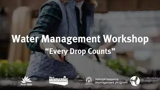 Water Management Online Workshop - Every Drop Counts!