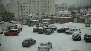 BEWARD B89L2-5230Z40, запись с камеры, день, снег