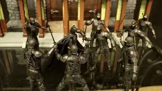 9x Mafex Ra's al Ghul League of Shadows Ninja ARMY BUILDING Action Figure Review & Comparison