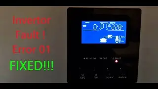 Invertor Charger Fault 01 Error problems with Fans #RH3D