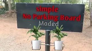 No Parking Board