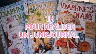 TUTO COMPLET :COMMENT RÉALISER RAPIDEMENT UN JUNKJOURNAL À PARTIR DES MAGAZINES DAPHNE'S DIARY 