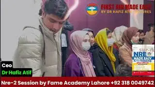 NRE-2 BLS CLASS Practice|First Aid Made Easy|Dr.Hafiz Atif