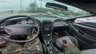 🥶 cold sunday (pov)500hp terminator cobra getting ready for @SN95Power car review