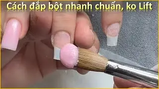 C&aacute;ch đắp bột nhanh chuẩn, ko lift m&oacute;ng square | Diva Nail