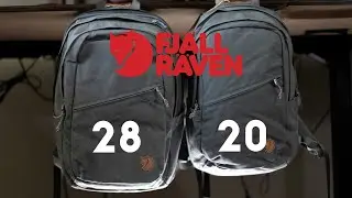 Fjallraven Raven 28 vs. Raven 20 Size Comparison