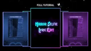 Clean Edit Text Effect Tutorial In Alightmotion | Lyrics effect video tutorial || Easy Tutorial