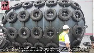 Inspection and Testing of our Pneumatic Fenders to South America