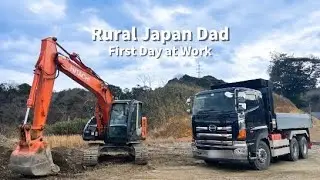 A Day in the Life of a Japanese Dump Truck Driver | Rural Japan Vlog
