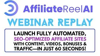 AffiliateReelAI Review, Demo, Webinar Replay, Bonus - Can Affiliate Marketing Be Automated?