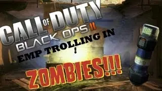 Black Ops 2 Emp Trolling in Zombies + Funny Bus Ladder Moment