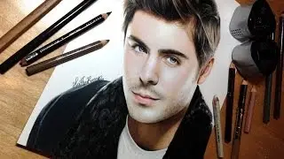 Drawing Zac Efron