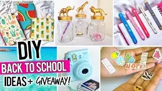 DIY BACK TO SCHOOL IDEAS + INSTAX MINI CAMERA GIVEAWAY!!! #DebWaniSsa