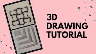 How to Draw 3D Drawing | 3 Easy 3D Drawing Tutorial | Easy 3D illusion Drawing Tutorials