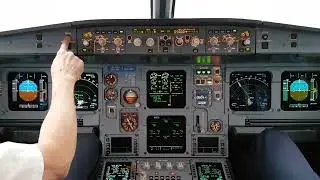 Pilot Cockpit View during Take off from Gothenburg Landvetter AirPort #aviation #plane #airbus