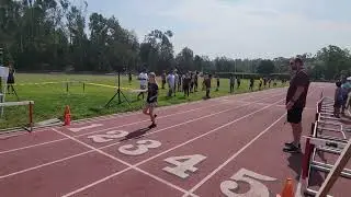 LB Flyers K-5 youth Mile finish line.