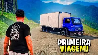 GTA V - VIDA REAL | MINHA PRIMEIRA VIAGEM COM O FAMOSO CAMINHÃO TITAN - #55