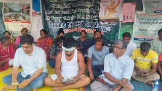 Live - Chimbelkars on chain hunger strike - 20th Day