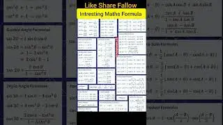 All Competitive Exam Formulas || पहले सूत्र फिर Question Slove करे || #maths #ssc #shorts #uptet
