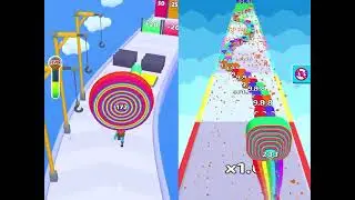 Layer Man 🌈  VS Smash Runner - All Levels Speed Run Gameplay iOS 