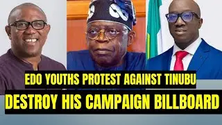Say No Too Tinubu: Edo Youths Send Strong Message to Tinubu As They Protest Against Insecurity 