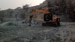 Jcb145 model excavator breaker performance check #excavator #jcb 