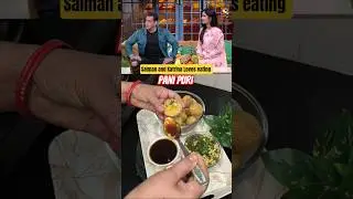 Salman and Katrina's Favourite Pani puri😍#youtubeshorts #comedy #bollywood #viral #shorts #trending