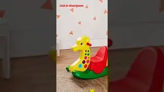 Amazon Brand - Jam & Honey Ride-On Giraffe, Multicolor.       #kids #babyshark #daino
