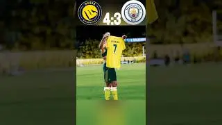 The Day Ronaldo Slaughtered haaland #cr7 | Al nassr vs Man city Imaginary 2026 #football #shorts
