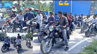 BJP BIKE  RALLY 🏍| BJP RALLY VLOG | OR bullet bike ke patake 💥💥