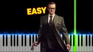 Kingsman : The Secret Service - Manners Maketh Man | EASY Piano Tutorial