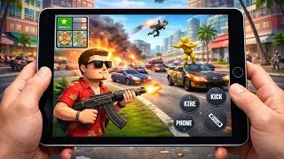 Dude Theft Wars on iPad 😂 | Crazy Open World Gameplay