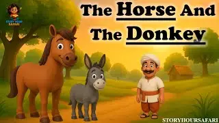 🐎 The Horse and The Donkey | Moral Story for Kids in English 🌳