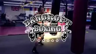Stephen training on the heavy bag BANCROFT BOXING GYM, Framingham MA