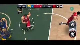 Chicago Bulls beating the Golden State Warriors. NBA Live Mobile Finals.