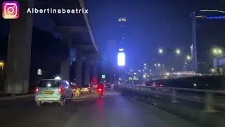 DRIVING AROUND JAKARTA NIGHT VIEW| #drivingaround #driving #jakartanightlife #jakarta