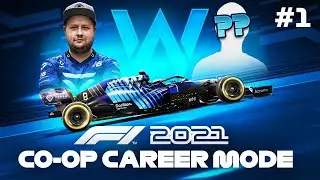 F1 2021 Co Op Career Mode Part 1 - CAR & TEAM MATE REVEAL