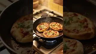 Pizza in 5 Minutes 😍 | No Oven No Dough | Bread Pizza | Cheesy Bread Pizza 🤤 | Quick Snack Idea