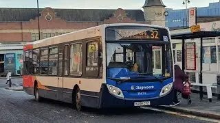MAN POWER: Route 7 | NJ08CTZ/39674 - Stagecoach North East: MAN 14.240LF/ADL Enviro 200
