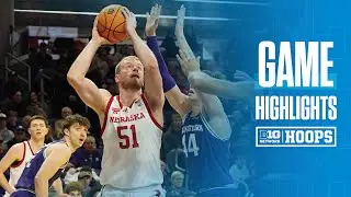 Nebraska vs. Northwestern | HIGHLIGHTS | Big Ten Men's Basketball | 01/17/26