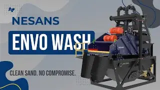Nesans Envo Wash &ndash; Compact Sand Washing System for M-Sand & Slurry Recovery