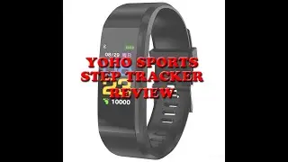 Yoho fitbit sports band review. A cheap Chinese keep fit walking band. Part 1 of 2