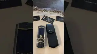#65 Чехол Vertu Signature S Design Vertical Case steel 