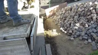 Sanierungspflaster Granit statt Beton  von Bischofsgrüner Granitpflaster 2