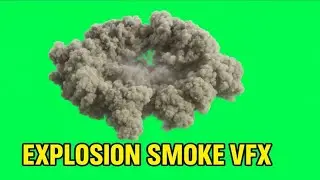 Explosion Smoke VFX | Powerful Blast Green Screen Effect | Free No Copyright VFX 2025