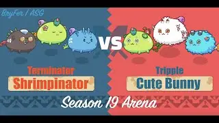 Shrimpinator DESTROYS Triple Cute Bunny Comp | S.19 | Axie Infinity