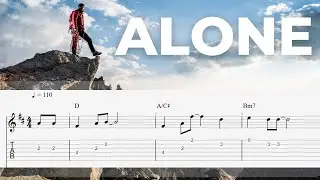 Alone - Heart | Fingerstyle Guitar TAB