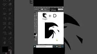 D + Eagle 🦅 Logo Design standard plan #logodesignlove #cdr #logo #photoshop #illustrator